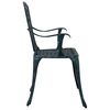 vidaXL Καρέκλα Κήπου 2 pcs Πράσινο 55 x 56.5 x 91εκ Αλουμίνιο