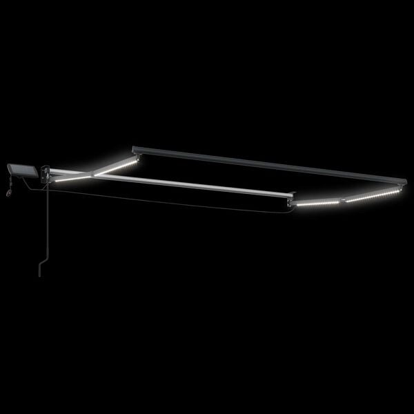 vidaXL &Chi;&epsilon;&iota;&rho;&omicron;&kappa;ί&nu;&eta;&tau;&eta; &alpha;&nu;&alpha;&delta;&iota;&pi;&lambda;&omicron;ύ&mu;&epsilon;&nu;&eta; &tau;έ&nu;&tau;&alpha; &mu;&epsilon; LED &Mu;&pi;&lambda;&epsilon; &kappa;&alpha;&iota; ά&sigma;&pi;&rho;&omicron; 2,5 x 2 m