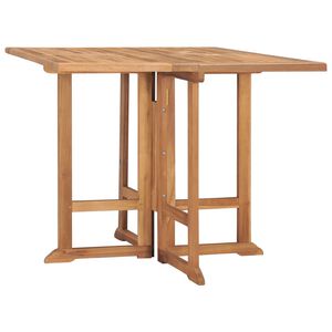 vidaXL &Tau;&rho;&alpha;&pi;&epsilon;&zeta;&alpha;&rho;ί&alpha; &Kappa;ή&pi;&omicron;&upsilon; &Pi;&tau;&upsilon;&sigma;&sigma;ό&mu;&epsilon;&nu;&eta; 90 x 90 x 75 &epsilon;&kappa;. &Mu;&alpha;&sigma;ί&phi; &Xi;ύ&lambda;&omicron; Teak