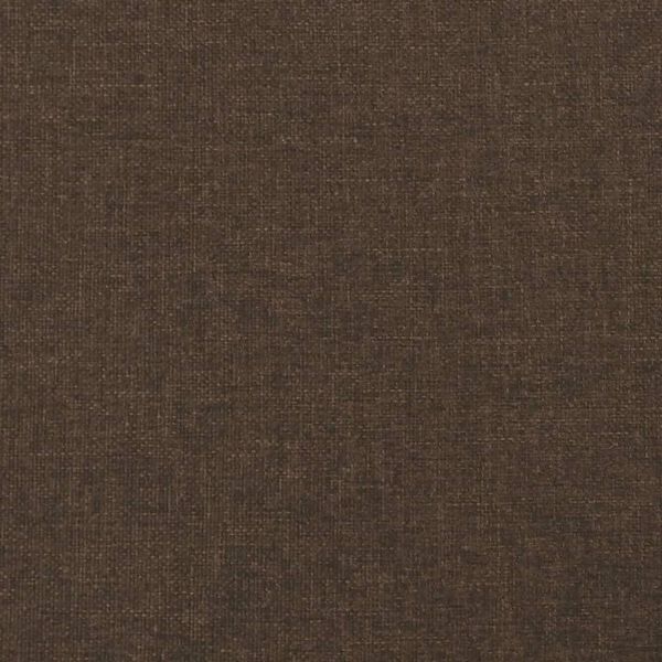 vidaXL Σκελετός Κρεβατιού Χωρίς Στρώμα Καφέ 140x200 εκ.Υφασμάτινο