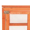vidaXL Κλουβί Κουνελιών 183 x 90 x 46,5 εκ. από Μασίφ Ξύλο Ελάτης