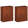 vidaXL &Gamma;&lambda;ά&sigma;&tau;&rho;&alpha; &Kappa;ή&pi;&omicron;&upsilon; 2 &tau;&mu;&chi;. &Sigma;&kappa; rusty 40 x 20 x 40 &epsilon;&kappa;