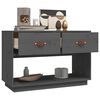vidaXL Έπιπλο Τηλεόρασης Γκρι 90x40x60 εκ. από Μασίφ Ξύλο Πεύκου