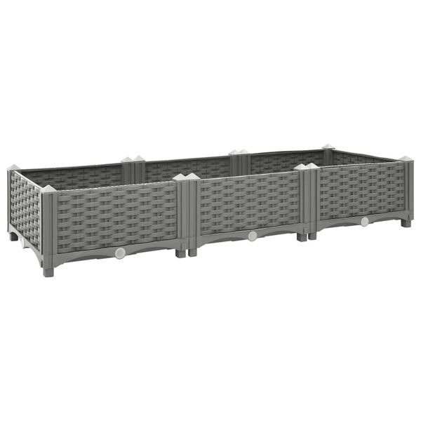 vidaXL Ζαρντινιέρα 120 x 40 x 23 εκ. από Πολυπροπυλένιο