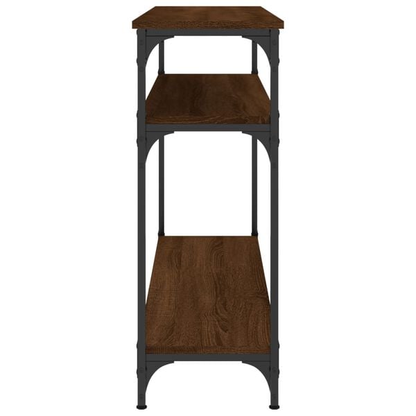 vidaXL Τραπέζι Κονσόλα Καφέ Δρυς 100x29x75 εκ. Επεξεργασμένο Ξύλο
