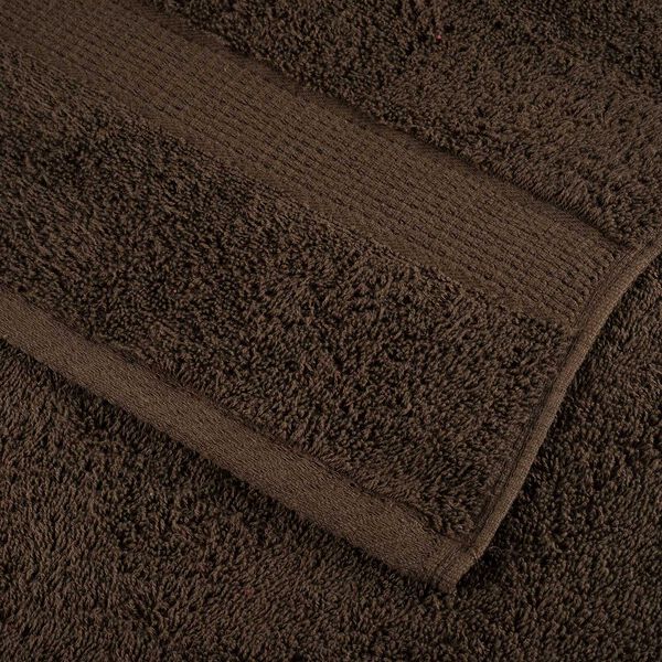 vidaXL Πετσέτες 2 pcs Καστανό 15 x 21 cm Βαμβάκι