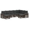 vidaXL &Sigma;&epsilon;&tau; &Kappa;&alpha;&nu;&alpha;&pi;έ &Kappa;ή&pi;&omicron;&upsilon; 9 pcs &Gamma;&kappa;&rho;&iota; &kappa;&alpha;&iota; &Sigma;&kappa;&omicron;ύ&rho;&omicron; &Gamma;&kappa;&rho;&iota; &sigma;&upsilon;&nu;&theta;&epsilon;&tau;&iota;&kappa;ό &rho;&alpha;&tau;ά&nu;