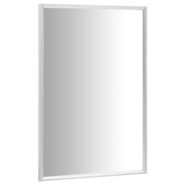 vidaXL Καθρέφτης Ασημί 60 x 40 εκ.