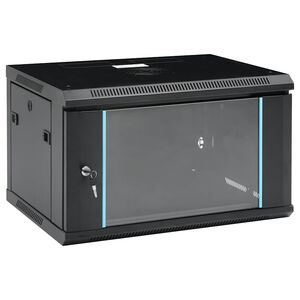 vidaXL &Kappa;&alpha;&mu;&pi;ί&nu;&alpha; &Delta;&iota;&kappa;&tau;ύ&omicron;&upsilon; &Epsilon;&pi;&iota;&tau;&omicron;ί&chi;&iota;&alpha; 6U 19'' IP20 600x450x350 &chi;&iota;&lambda;.