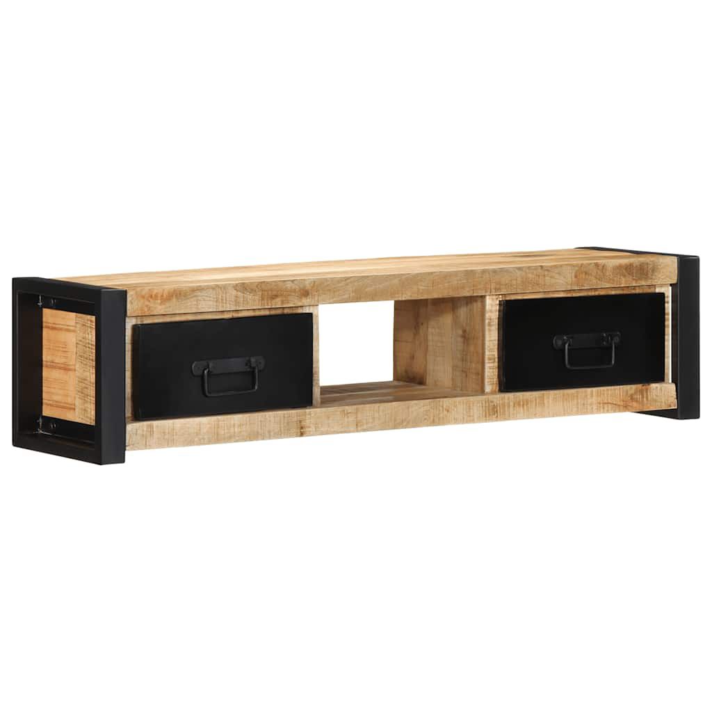 ντουλάπι τηλεόρασης vidaXL 100x30x25 cm Στερεό ακατέργαστο ξύλο Mango