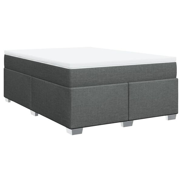 vidaXL &Kappa;&rho;&epsilon;&beta;ά&tau;&iota; Boxspring &mu;&epsilon; &Sigma;&tau;&rho;ώ&mu;&alpha; &Sigma;&kappa;&omicron;ύ&rho;&omicron; &Gamma;&kappa;&rho;&iota; 160x200 &epsilon;&kappa; &Upsilon;&phi;&alpha;&sigma;&mu;ά&tau;&iota;&nu;&omicron;