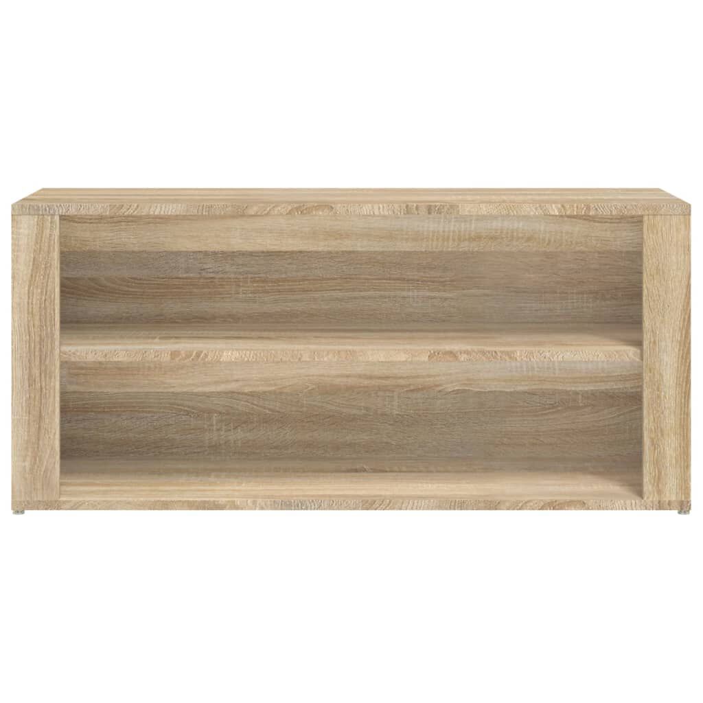 vidaXL Παπουτσοθήκη Sonoma Δρυς 100 x 35 x 45 εκ. Επεξεργασμένο Ξύλο
