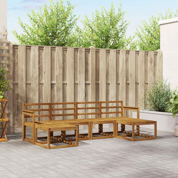 vidaXL &Sigma;&epsilon;&iota;&rho;ά &Kappa;&alpha;&nu;&alpha;&pi;έ &Epsilon;&xi;&omega;&tau;&epsilon;&rho;&iota;&kappa;&omicron;ύ 6 pcs &Phi;&upsilon;&sigma;&iota;&kappa;ό &Sigma;&tau;&epsilon;&rho;&epsilon;ό &Xi;ύ&lambda;&omicron; &Alpha;&kappa;&alpha;&kappa;ί&alpha;&sigmaf;