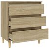 vidaXL Συρταριέρα Sonoma Δρυς 60x35x70 εκ. Επεξεργασμένο Ξύλο