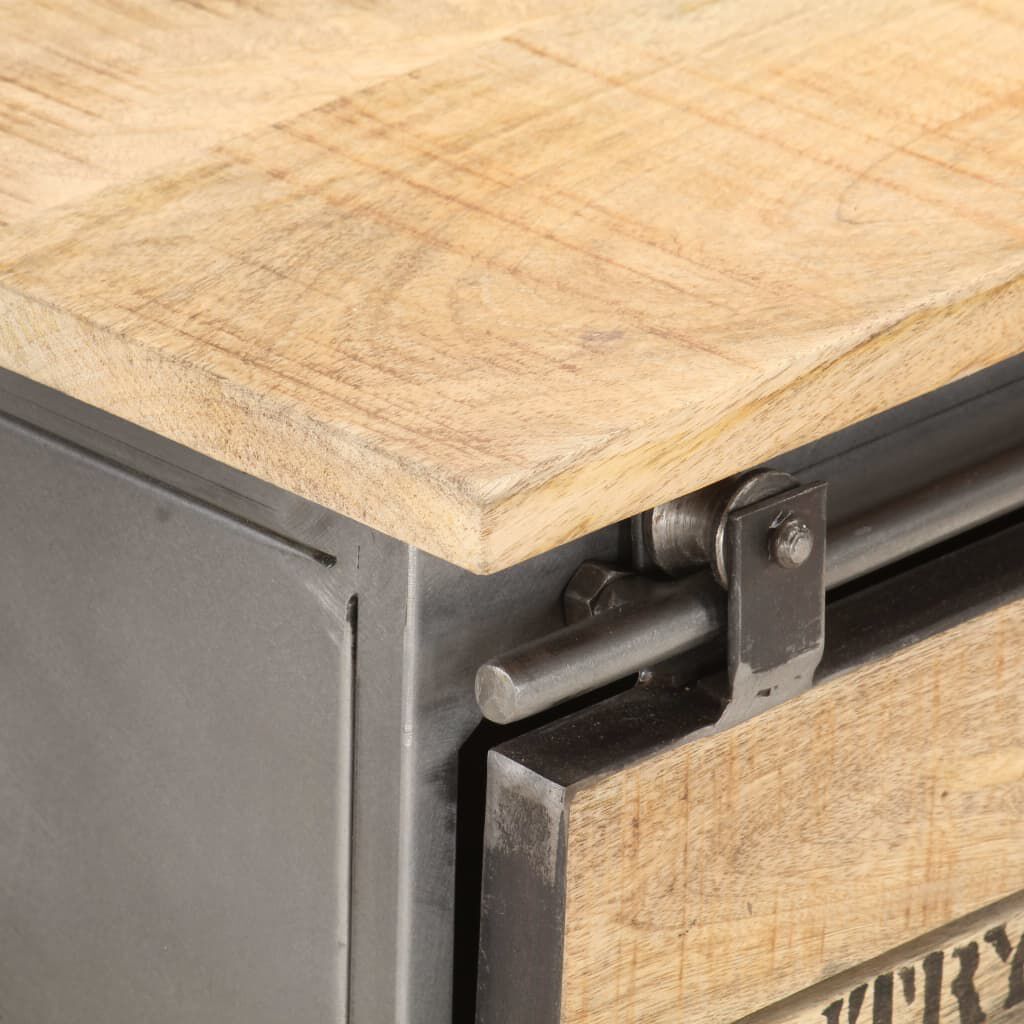 vidaXL Έπιπλο Τηλεόρασης 120 x 30 x 40 εκ. από Μασίφ Ξύλο Μάνγκο