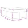 vidaXL &Kappa;&rho;&epsilon;&beta;ά&tau;&iota; Boxspring &mu;&epsilon; &Sigma;&tau;&rho;ώ&mu;&alpha; Taupe 140x190 &epsilon;&kappa;. &Upsilon;&phi;&alpha;&sigma;&mu;ά&tau;&iota;&nu;&omicron;