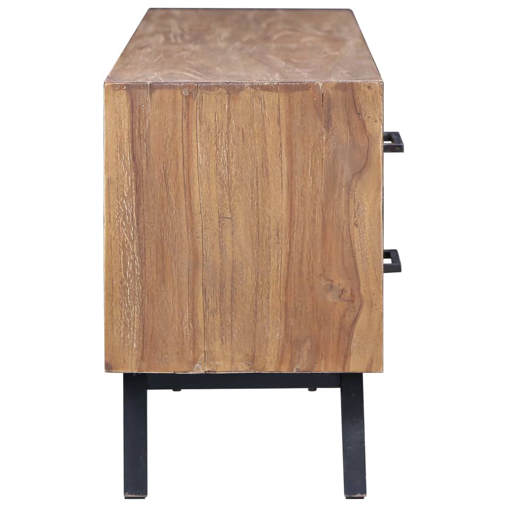 vidaXL Έπιπλο Τηλεόρασης 120 x 30 x 45 εκ. από Μασίφ Ξύλο Teak