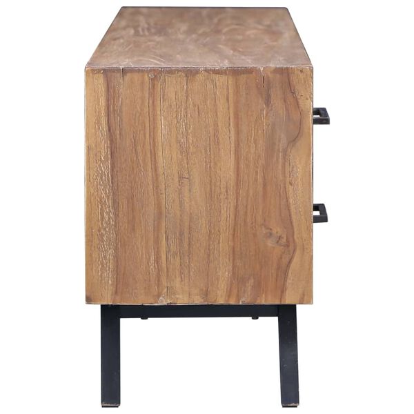 vidaXL Έπιπλο Τηλεόρασης 120 x 30 x 45 εκ. από Μασίφ Ξύλο Teak