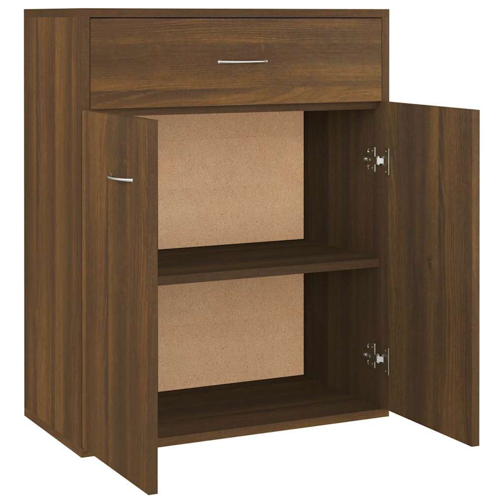 vidaXL Μπουφές Καφέ Δρυς 60x30x75 εκ. από Επεξεργασμένο Ξύλο