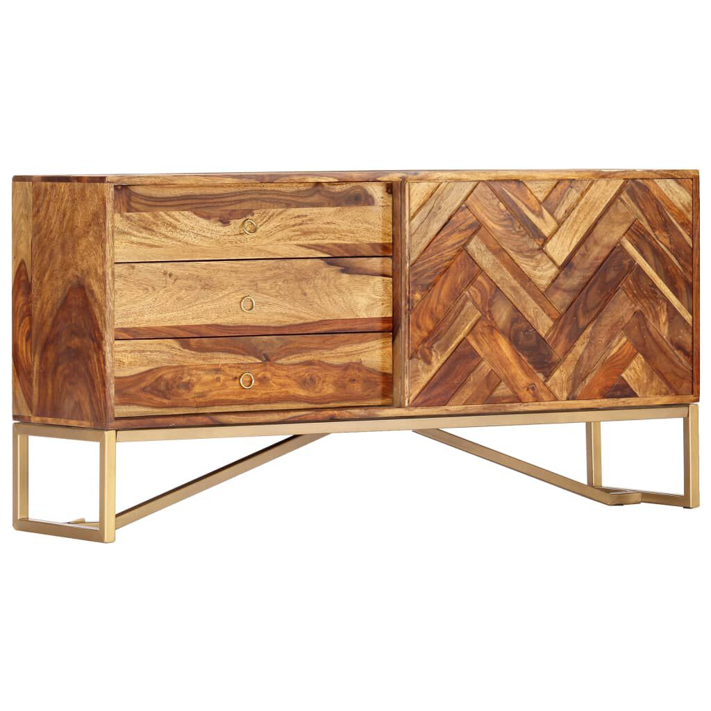vidaXL Μπουφές 118 x 30 x 60 εκ. από Μασίφ Ξύλο Sheesham