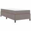 vidaXL &Kappa;&rho;&epsilon;&beta;ά&tau;&iota; &mu;&epsilon; &epsilon;&lambda;&alpha;&tau;ή&rho;&iota;&alpha; Taupe 90 x 200 cm ύ&phi;&alpha;&sigma;&mu;&alpha;