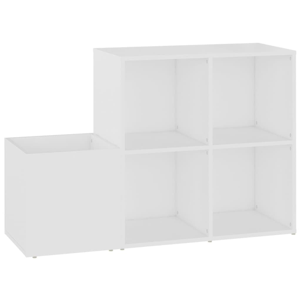 vidaXL Παπουτσοθήκη Χολ Λευκή 105 x 35,5 x 70 εκ. από Επεξ. Ξύλο