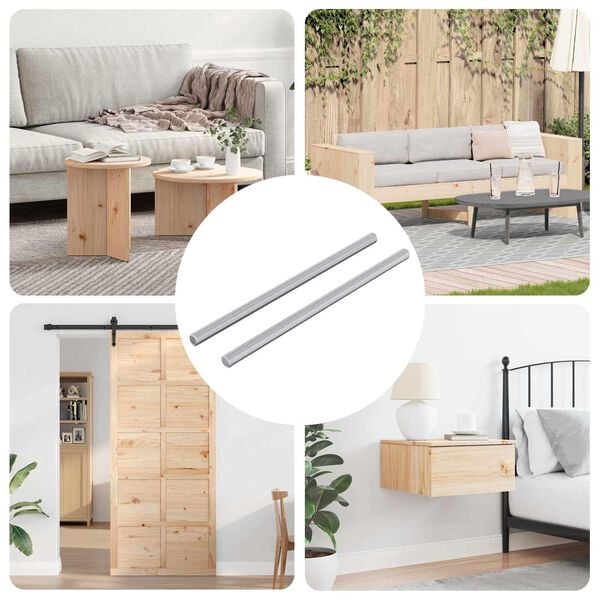 vidaXL &Rho;ά&beta;&delta;&omicron;&sigmaf; &Mu;&epsilon; &Sigma;&pi;&epsilon;ί&rho;&omega;&mu;&alpha; 2 pcs &Alpha;&sigma;&eta;&mu;ί 6 x 120 mm &Alpha;&tau;&sigma;ά&lambda;&iota;