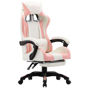 vidaXL &Kappa;&alpha;&rho;έ&kappa;&lambda;&alpha; Racing &mu;&epsilon; &Upsilon;&pi;&omicron;&pi;ό&delta;&iota;&omicron; &Rho;&omicron;&zeta;/&Lambda;&epsilon;&upsilon;&kappa;ή &alpha;&pi;ό &Sigma;&upsilon;&nu;&theta;&epsilon;&tau;&iota;&kappa;ό &Delta;έ&rho;&mu;&alpha;