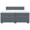 vidaXL &Kappa;&rho;&epsilon;&beta;ά&tau;&iota; Boxspring &mu;&epsilon; &Sigma;&tau;&rho;ώ&mu;&alpha; &Sigma;&kappa;&omicron;ύ&rho;&omicron; &Gamma;&kappa;&rho;&iota; 200x200 &epsilon;&kappa;. &Beta;&epsilon;&lambda;&omicron;ύ&delta;&iota;&nu;&omicron;
