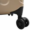 vidaXL Βαλίτσα με κλειδαριά Μπρονζέ 34 x 23 x 55.5 εκ. ΑΒΣ Πλαστικό
