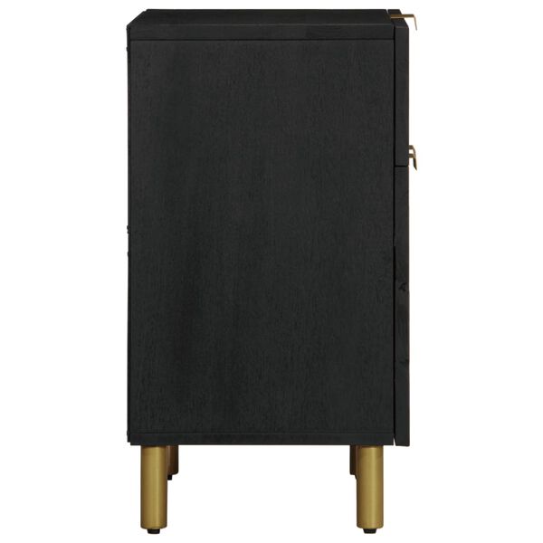 vidaXL Κομοδίνο Μαύρο 50 x 33 x 60 εκ. από Επεξεργασμένο Ξύλο