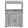 vidaXL Τρόλεϊ Μπαρ Γκρι Sonoma 60x39,5x89 εκ. Επεξ. Ξύλο