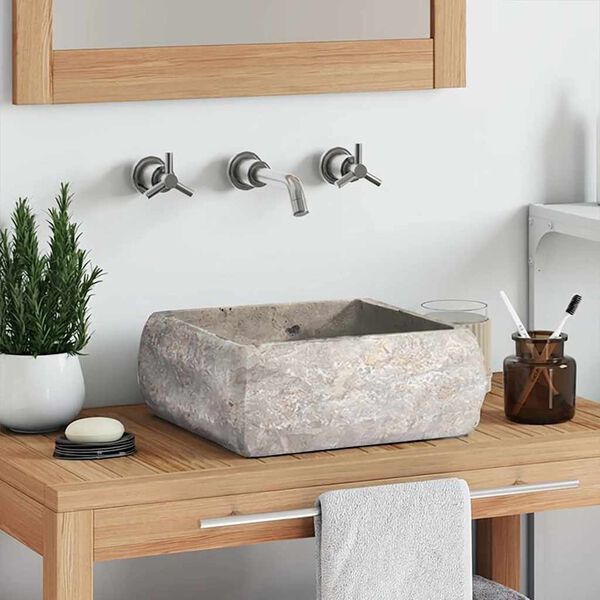 vidaXL &Nu;&iota;&pi;&tau;ή&rho;&alpha;&sigmaf; &Gamma;&kappa;&rho;&iota; 30 x 30 x 13 &epsilon;&kappa;. &Mu;&alpha;&rho;&mu;ά&rho;&iota;&nu;&omicron;&sigmaf;