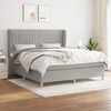 vidaXL &Kappa;&rho;&epsilon;&beta;ά&tau;&iota; Boxspring &mu;&epsilon; &Sigma;&tau;&rho;ώ&mu;&alpha; &Alpha;&nu;. &Pi;&rho;ά&sigma;&iota;&nu;&omicron; 160x200&epsilon;&kappa; &Upsilon;&phi;&alpha;&sigma;&mu;ά&tau;&iota;&nu;&omicron;