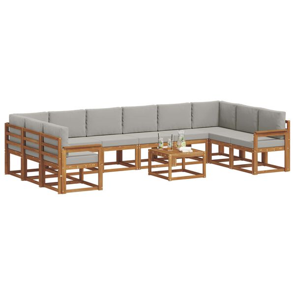 vidaXL &Sigma;&epsilon;&iota;&rho;ά &Kappa;&alpha;&nu;&alpha;&pi;έ &Epsilon;&xi;&omega;&tau;&epsilon;&rho;&iota;&kappa;&omicron;ύ 11 pcs &Phi;&upsilon;&sigma;&iota;&kappa;ό &kappa;&alpha;&iota; &Alpha;&nu;&omicron;&iota;&chi;&tau;ό &Gamma;&kappa;&rho;&iota;