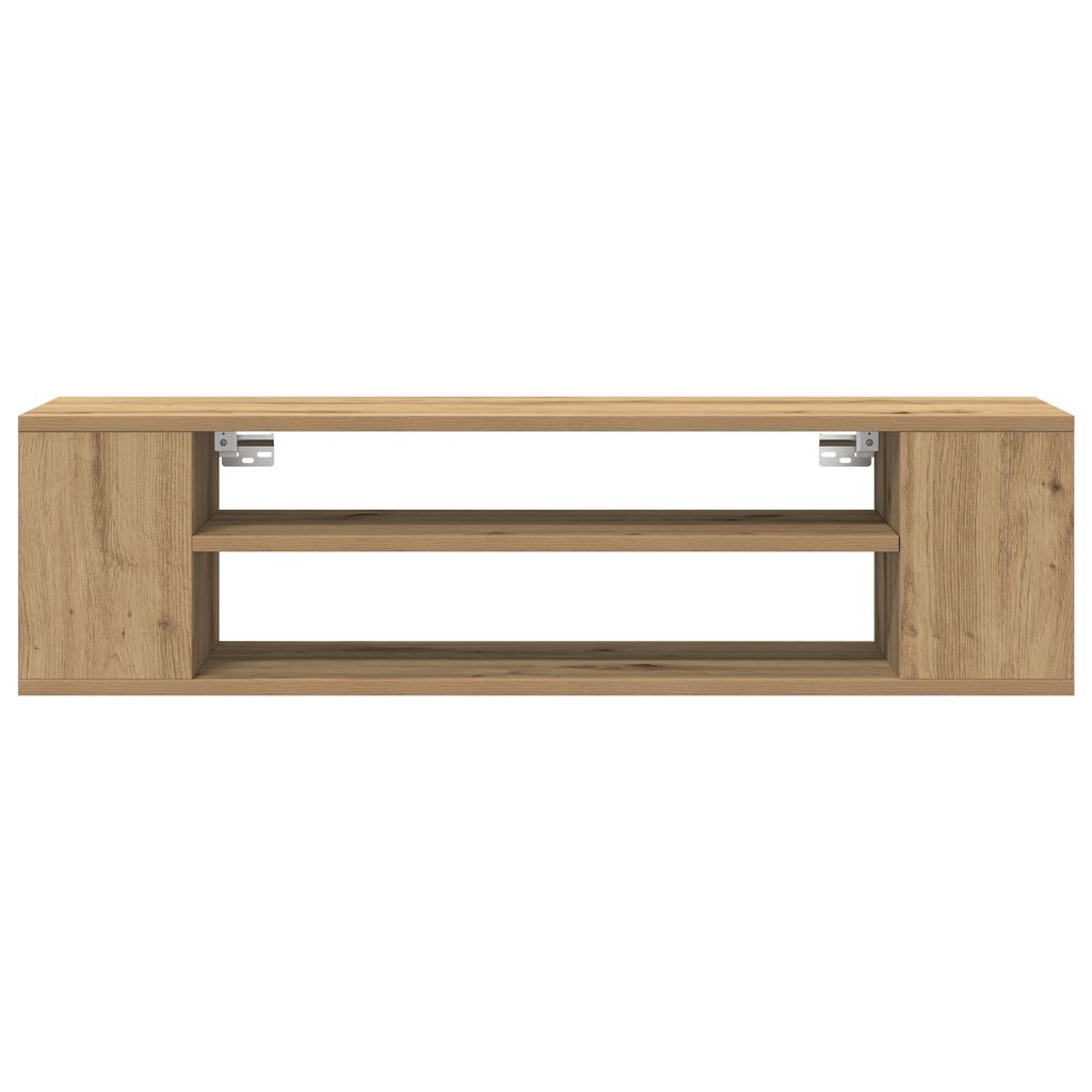 vidaXL Κάτοικος TV Τοίχου Μάστερ Οξιά 100x30x26,5 εκ. Επεξεργασμένο Ξύλο