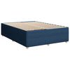 vidaXL Κρεβάτι Boxspring με Στρώμα Μπλε 160x200 εκ. Υφασμάτινο