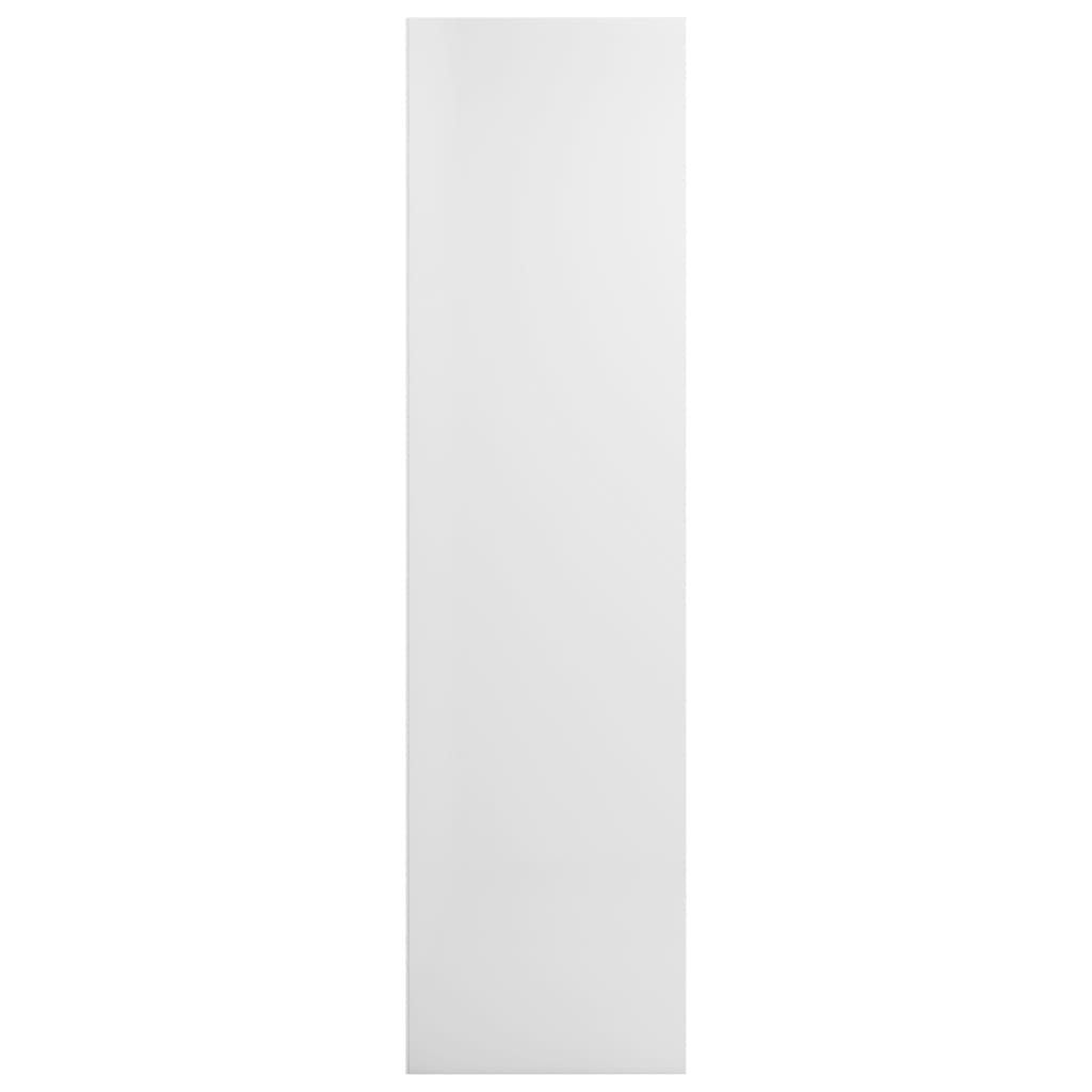 vidaXL Βιβλιοθήκη/Έπιπλο TV Γυαλιστερό Λευκό 36x30x143 εκ. Επεξ. Ξύλο