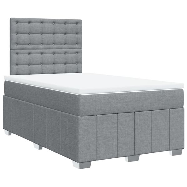 vidaXL &Kappa;&rho;&epsilon;&beta;ά&tau;&iota; Boxspring &mu;&epsilon; &Sigma;&tau;&rho;ώ&mu;&alpha; &Alpha;&nu;&omicron;&iota;&chi;&tau;ό &Gamma;&kappa;&rho;&iota; 120x190 &epsilon;&kappa;. &Upsilon;&phi;&alpha;&sigma;&mu;ά&tau;&iota;&nu;&omicron;