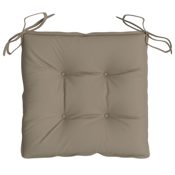 vidaXL Μαξιλάρια Παλέτας Κήπου 4 τεμ. Taupe 50x50x7 εκ. Oxford Ύφασμα