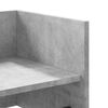 vidaXL Ράφι Τοίχου Γκρι Σκυροδέματος 70,5x35x30,5 εκ. από Επεξ. Ξύλο