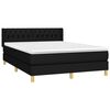 vidaXL &Kappa;&rho;&epsilon;&beta;ά&tau;&iota; Boxspring &mu;&epsilon; &Sigma;&tau;&rho;ώ&mu;&alpha; &Mu;&alpha;ύ&rho;&omicron; 140x200 &epsilon;&kappa;. &Upsilon;&phi;&alpha;&sigma;&mu;ά&tau;&iota;&nu;&omicron;