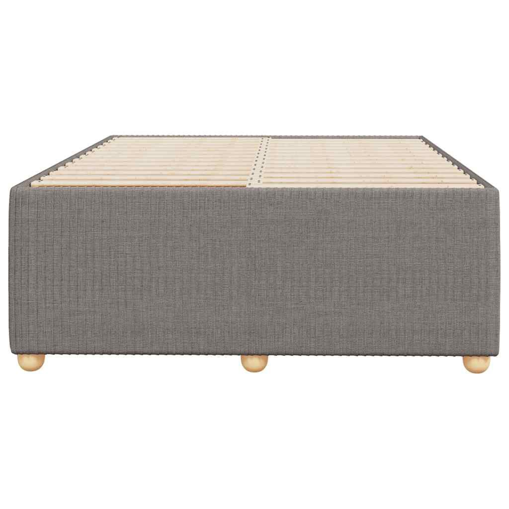 vidaXL Σκελετός Κρεβατιού Χωρίς Στρώμα Taupe 120x200 εκ. Υφασμάτινο