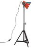 vidaXL Φωτιστικό Δαπέδου 25 W Πολύχρωμο 35x35x65/95 εκ. Ε27