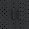 vidaXL Μπουφές Μαύρος 75 x 35 x 75 εκ. από Ατσάλι