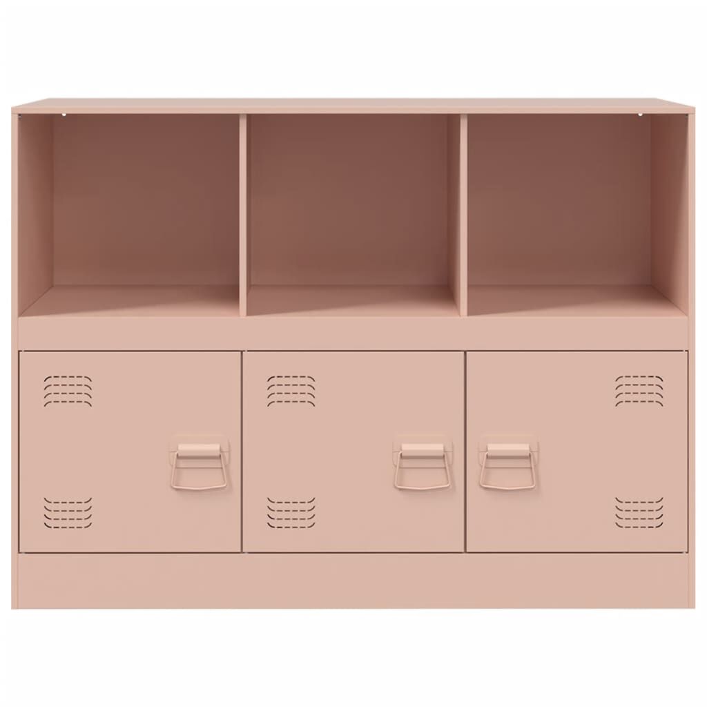 vidaXL Ντουλάπι Ροζ 99x39x73 εκ. από Ατσάλι