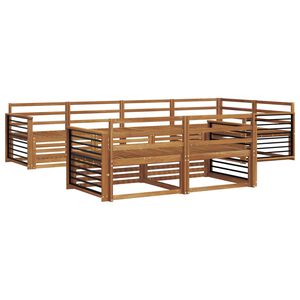 vidaXL &Sigma;&epsilon;&iota;&rho;ά &Kappa;&alpha;&nu;&alpha;&pi;έ &Epsilon;&xi;&omega;&tau;&epsilon;&rho;&iota;&kappa;&omicron;ύ 7 pcs &Phi;&upsilon;&sigma;&iota;&kappa;ό &Sigma;&tau;&epsilon;&rho;&epsilon;ό &Xi;ύ&lambda;&omicron; &Alpha;&kappa;&alpha;&kappa;ί&alpha;&sigmaf;