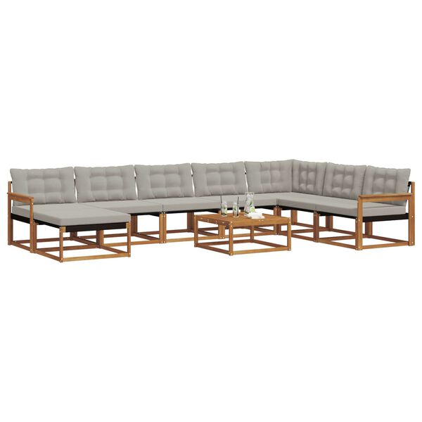 vidaXL &Sigma;&epsilon;&iota;&rho;ά &Kappa;&alpha;&nu;&alpha;&pi;έ &Epsilon;&xi;&omega;&tau;&epsilon;&rho;&iota;&kappa;&omicron;ύ 9 pcs &Phi;&upsilon;&sigma;&iota;&kappa;ό &kappa;&alpha;&iota; &Alpha;&nu;&omicron;&iota;&chi;&tau;ό &Gamma;&kappa;&rho;&iota;