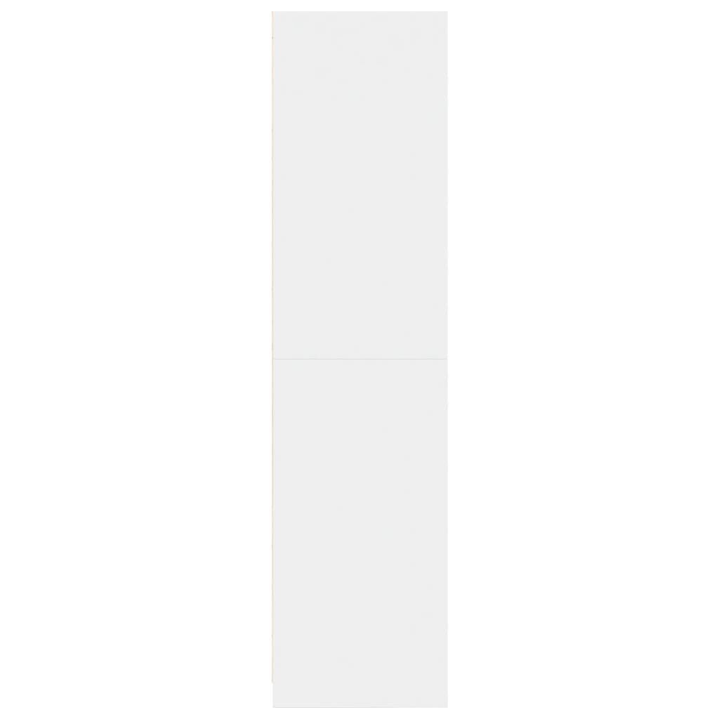 vidaXL Ντουλάπα Λευκή 50 x 50 x 200 εκ. από Επεξ. Ξύλο