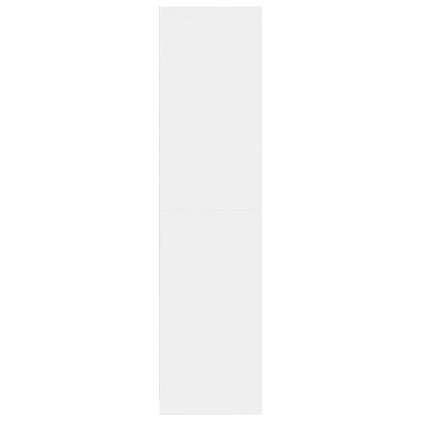vidaXL Ντουλάπα Λευκή 50 x 50 x 200 εκ. από Επεξ. Ξύλο